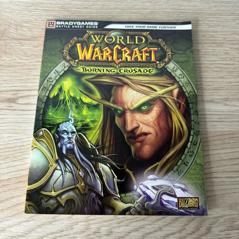 World of WarCraft Computer Game DVD ROM‎ Lot and 2 Brady Game Guides